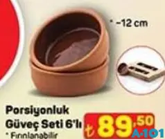 PORSİYONLUK GÜVEÇ SETİ 6'LI 12 CM indirimli fiyat PORSİYONLUK GÜVEÇ SETİ 6'LI 12 CM fiyat ve kampanya bilgisi